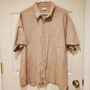 Men's Checkered Button Down Old Navy Shirt